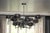 Donghia Renaldo 18-Arm Chandelier Grey Glass Globes Polished Chrome Finish For Sale - Image 11 of 11