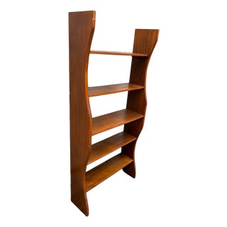 Vintage Wood Shelf, 1960s For Sale