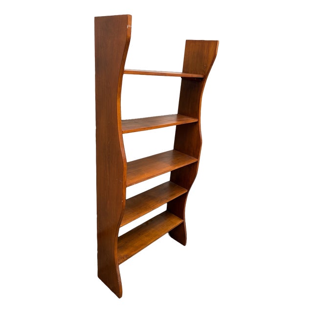 Vintage Wood Shelf, 1960s For Sale