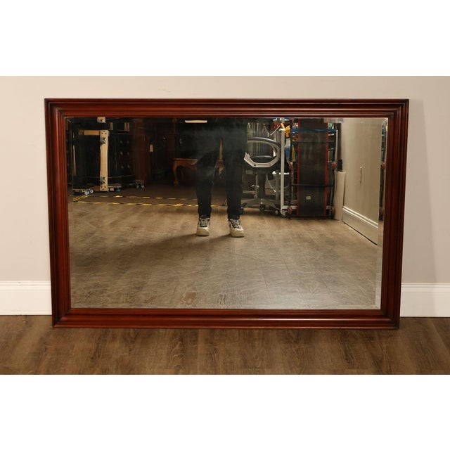 Traditional Late 20th Century Henkel Harris Traditional Cherry Dresser Mirror For Sale - Image 3 of 18