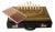 Geometric Marquetry Chess & Backgammon Set, Gold-Tone Inlay, One-of-One For Sale