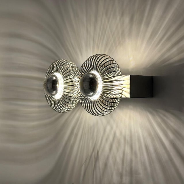 Space Age Wall Light from Oxar, France, 1970s For Sale - Image 6 of 14