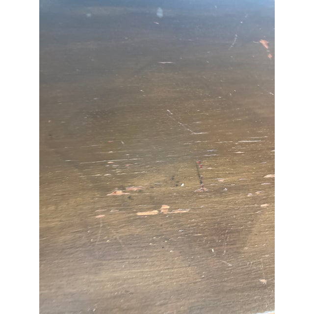 Vintage Art Deco Scroll Foot Console Table With Drawer For Sale - Image 9 of 9