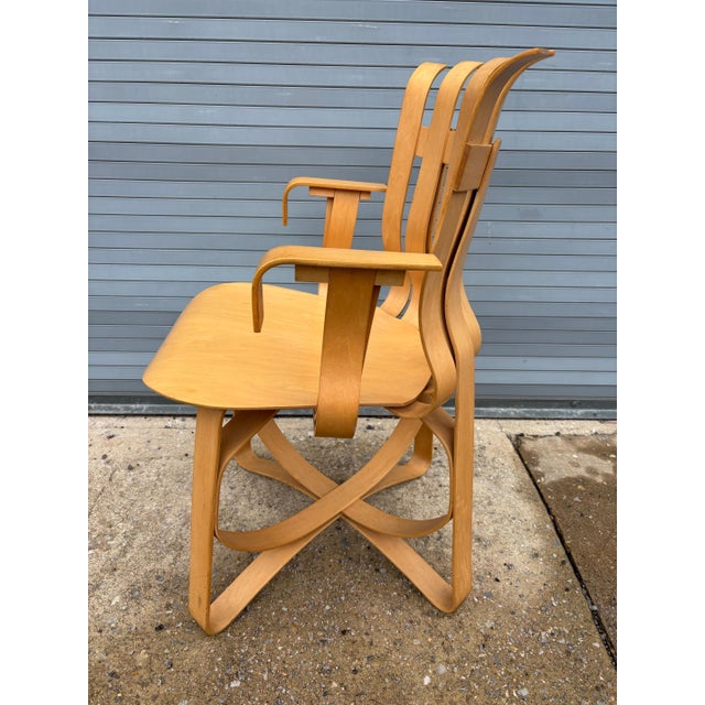 1990s Frank Gehry for Knoll “Hat Trick” Chair For Sale - Image 11 of 11