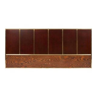 Paul McCobb King-Size Brass Frame Headboard For Sale