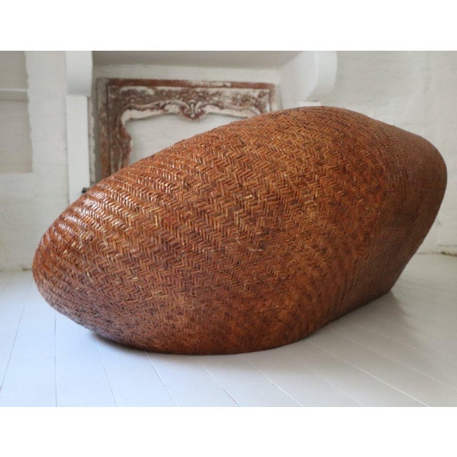Vintage Woven Wicker Sofa, 1970s For Sale - Image 6 of 13