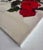 Impressionist Red Floral Oil Painting by Impressionist Artist Vivek Mandalia For Sale - Image 3 of 3