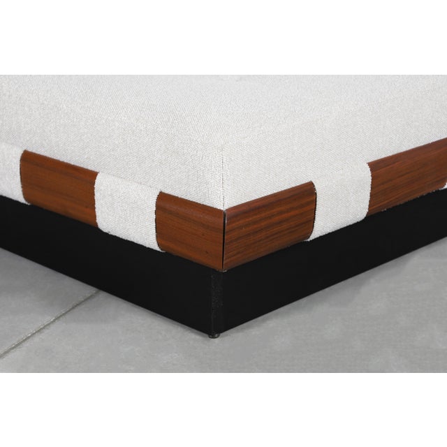 Mid-Century Modern Walnut Daybed / Bench by Adrian Pearsall, 1960s For Sale - Image 12 of 13
