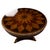 Brown 1990s Maitland Smith Spiro Inlaid Mahogany Regency Center Table 41x41" For Sale - Image 8 of 15