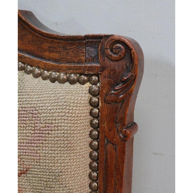 Brown Regency Froke Armchair and Cross Points For Sale - Image 8 of 18