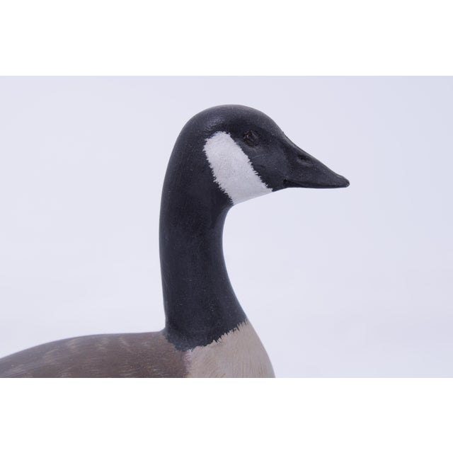 Wood William Porterfield Carved Wood Canadian Goose For Sale - Image 7 of 15