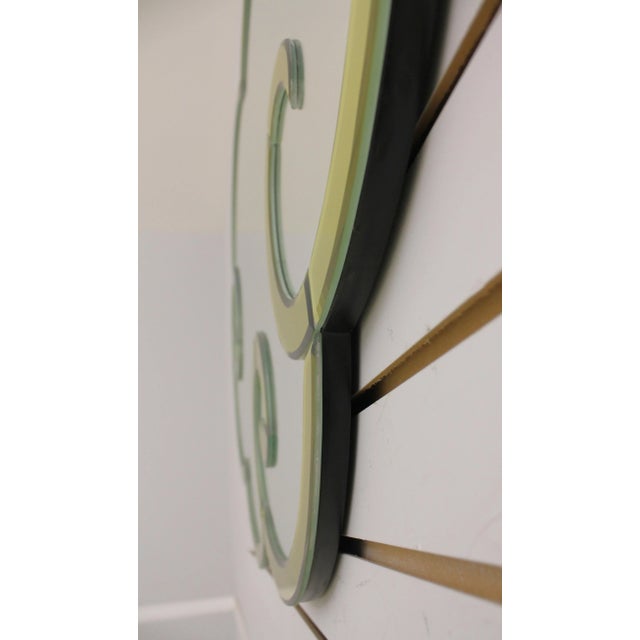 Age: Approx: 30 Years Old Details: High Quality Construction Yellow Or Gold Outer Panels Stunning Decorator Mirror Offered...