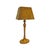 Neo-Classical Fluted Walnut Table Lamp on an Oval Base, 1940s For Sale - Image 4 of 18