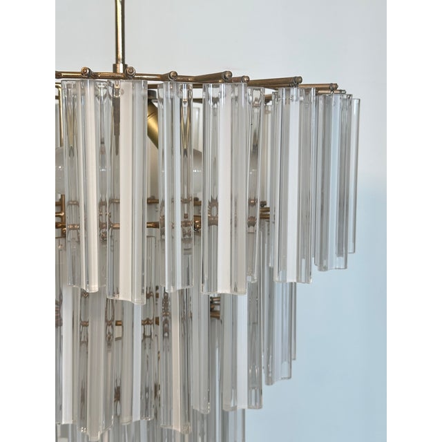 Vintage Murano Glass Chandelier, 1970s For Sale - Image 6 of 12
