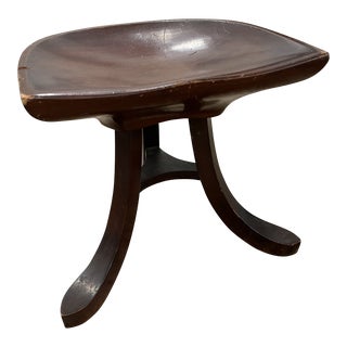 Antique English Three-Legged Stool For Sale