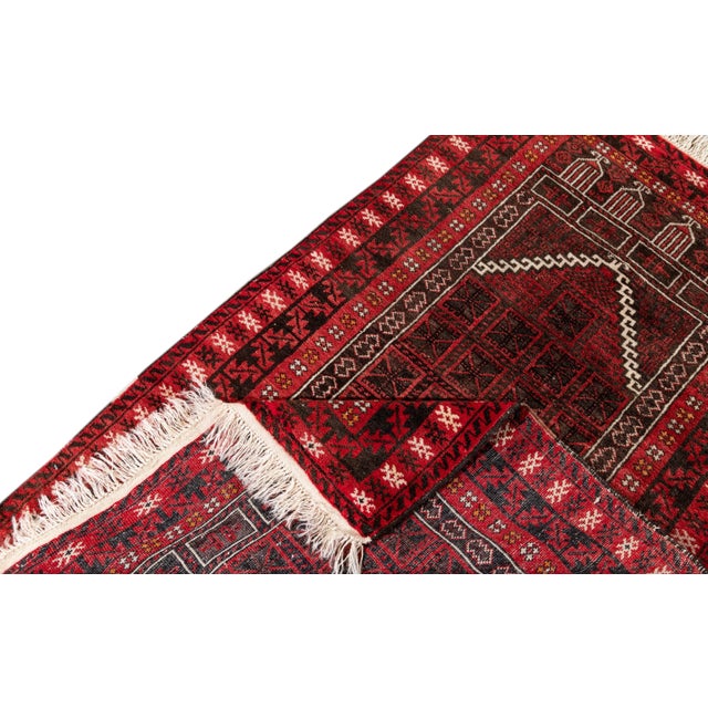 Traditional Vintage Persian Rug, 3'0" X 4'8" For Sale - Image 3 of 7