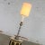 Mid 20th Century Stiffel Tall Table Lamp or Low Floor Lamp Mid Century Brass and Brushed Stainless Steel For Sale - Image 5 of 13