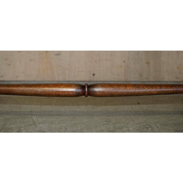 Wood Vintage Extendable Coffee Table in Flamed Hardwood For Sale - Image 7 of 18