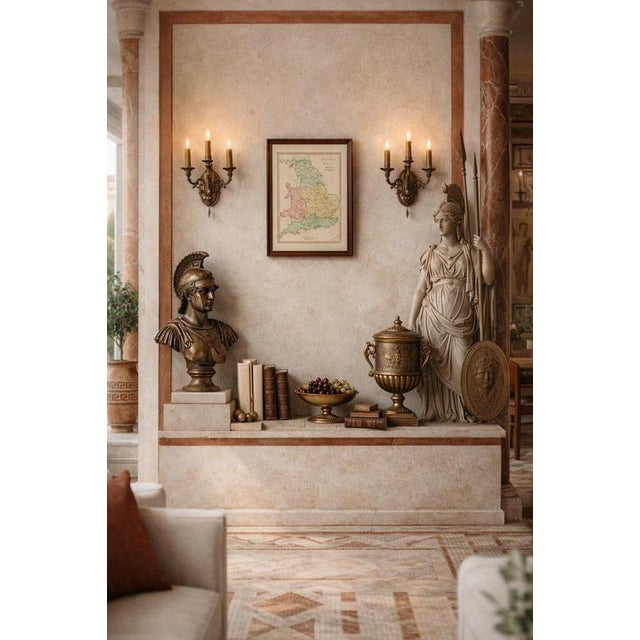 Roman Britain Map with Ancient England and Wales by Wilkinson, 1817 For Sale - Image 3 of 11