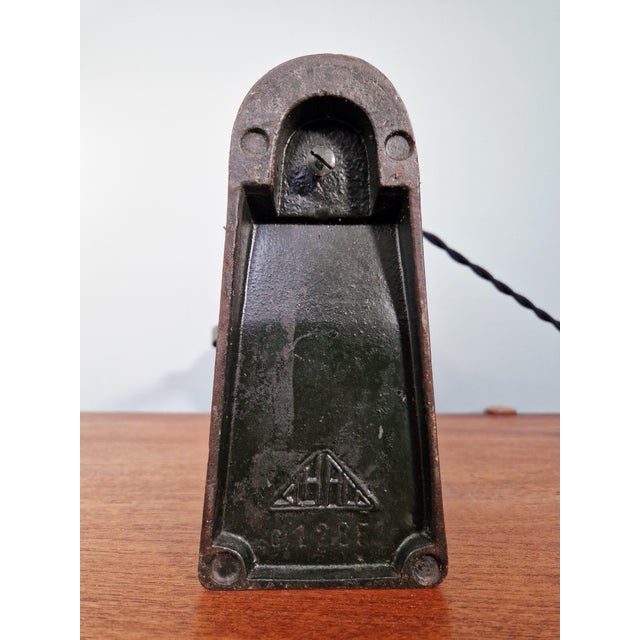 Vintage German Banker's Lamp, 1920s For Sale - Image 16 of 18
