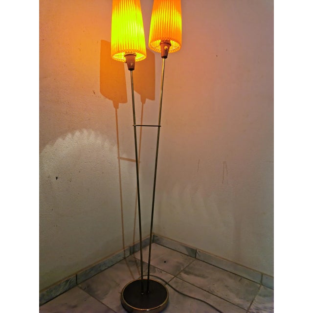 Mid-Century Floor Lamp, GDR, 1960s, in Good conditions. Designed 1950 to 1959 European Plug (up to 250V).The wiring of...