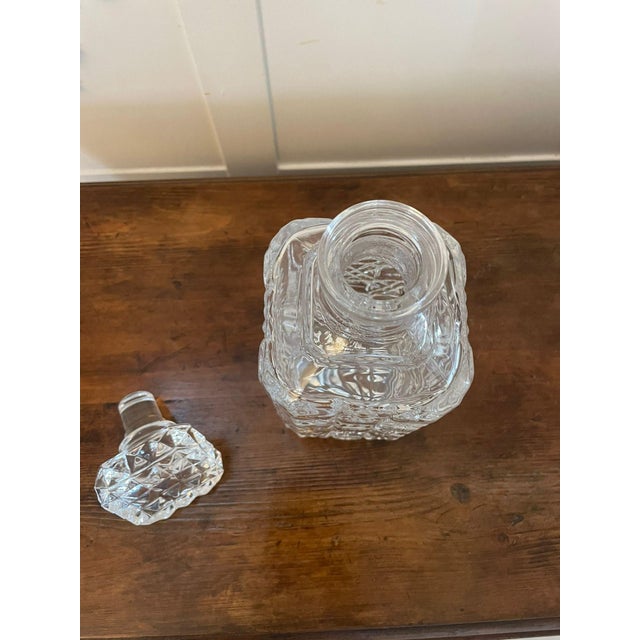 Antique Edwardian Cut Glass Decanter, 1900 For Sale - Image 8 of 9