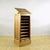 Tambour Oak Office Desk with Sliding Door and Drawers For Sale - Image 10 of 18