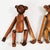Vintage monkeys from Denmark, 1950s-60s. Made of mixed wood: beech, oak, and teak. One monkey has string connections, the...
