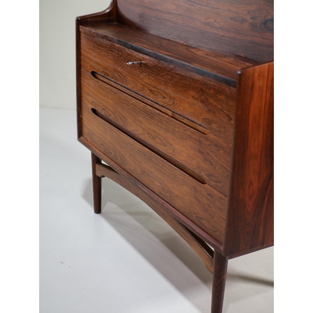 Secretary in Rosewood by Arne Wahl Iversen for Vinde Møbelfabrik, Denmark, 1960s For Sale - Image 11 of 18