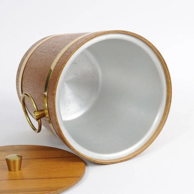 1960s Mid-Century Teak Ice Bucket, 1960s For Sale - Image 5 of 6
