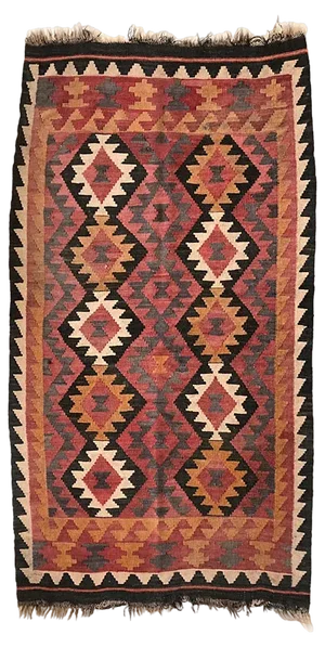 Vintage Afghan Maimana Kilim Rug, 1960s