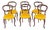 Victorian Balloon Back Dining Chairs, Set of 6 For Sale