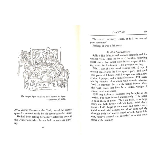 1940s "An Odd Volume of Cookery" 1949 Morrisey, Louise Lane and Sweeney, Marion Lane For Sale - Image 5 of 11