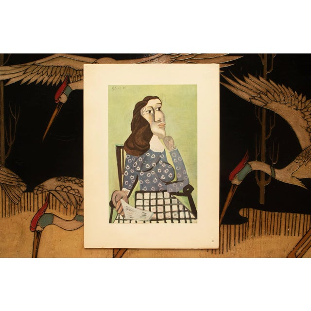 1943 Pablo Picasso "Femme Au Corsage Bleu", First Edition Period Parisian Lithograph For Sale In Dallas - Image 6 of 11