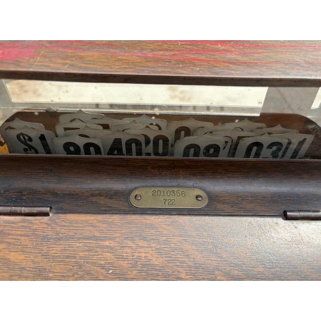 1920s Antique Cash Register From 1922 – National Cash Register Co For Sale - Image 5 of 13