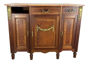 Antique French Marble Topped Chest of Drawers