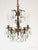 Share Antique Teeny Tiny Twinkling 5 Arm 5 Light Brass Cut Lead Crystal Chandelier ~ Rewired ~ Restored ~ Rejuvenated ~ Ready to Hang ~ For Sale - Image 11 of 12