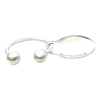 1990s Tiffany & Co Estate Hanging Ornament Keychain Sterling Silver For Sale