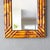 Vintage Tortoise Shell Burnt Bamboo Bevelled Mirror For Sale - Image 14 of 15