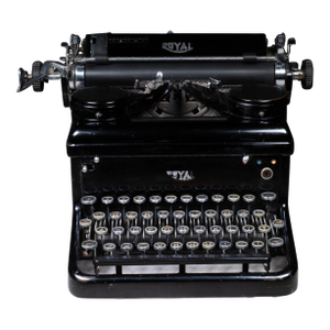 Art Deco Royal KHM Standard Typewriter c.1935