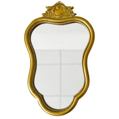 Gold Mid-Century Modern Baroque Mirror, 1950s For Sale - Image 8 of 8