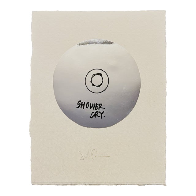 "Shower Cry Cd" Original Artwork by Jake Poser For Sale
