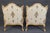 French Pair 19th C French Louis XV Style Giltwood Wingback Chairs For Sale - Image 3 of 14