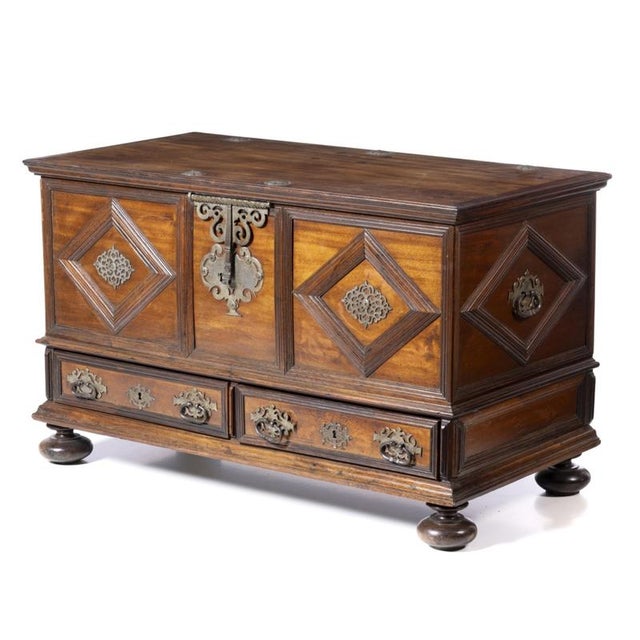 Portuguese Ark Cabinet, 17th Century For Sale - Image 5 of 6