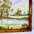 1983 Vintage Impressionist Boho Chic Original Oil Painting, Lake House by Donna Semm For Sale - Image 6 of 14