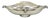 Vintage Regency Style Italian Arg 1000 Silver Plated Compote Fruit Bowl W/ Faces For Sale