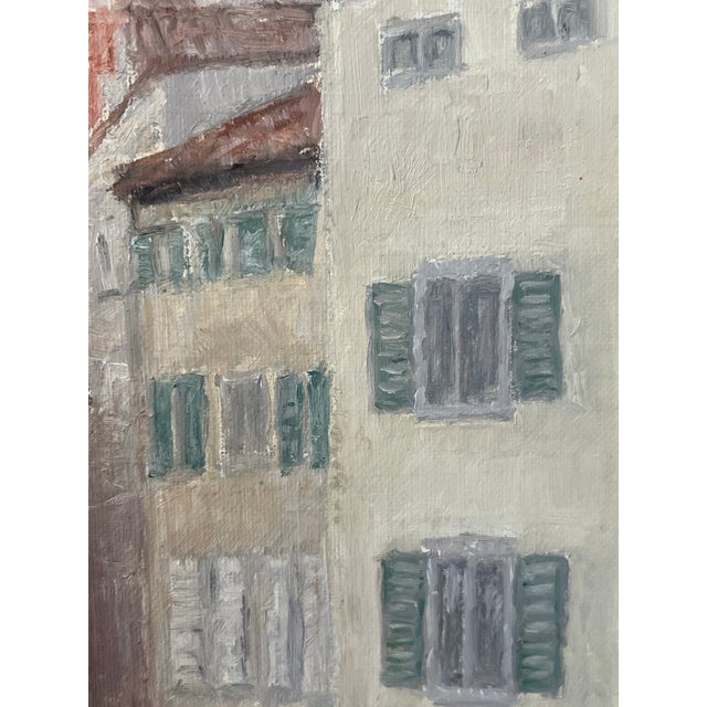 Piran Slovenia Cityscape Painting by Ella Nilsson, C. 1988 For Sale - Image 4 of 13