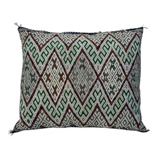 Diamond-Patterned Berber Pillow For Sale