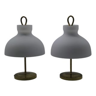 Vintage Italian Arenzano Table Lamps by Ignazio Gardella for Azucena, 1960s, Set of 2 For Sale