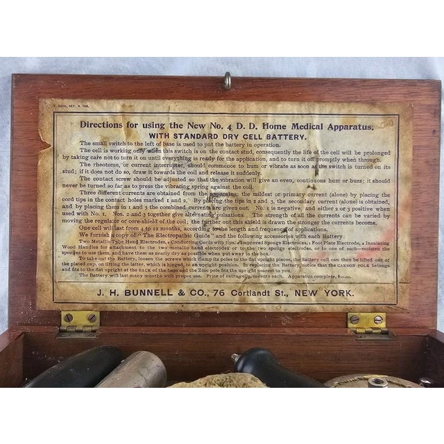 1890s Antique Quack Medical Apparatus Electropathic Device Quackery Hj ...